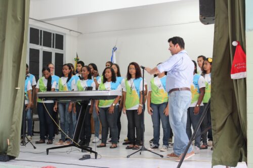 Apresentação do Coral ILBJ no Colégio Patrocínio São José
