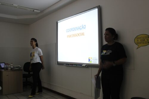 Formação dos educadores com a coordenação psicossocial