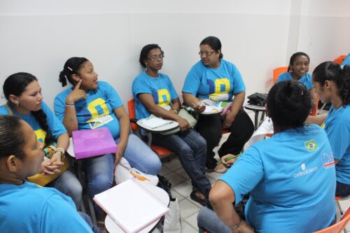 Turma dos pais recebe Coordenadoria da mulher