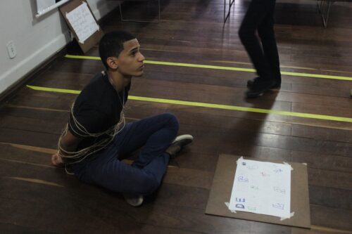 Intervenção da Oficina de Teatro