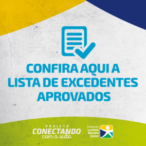 Excedentes selecionados do Conectando com a Vida 2020
